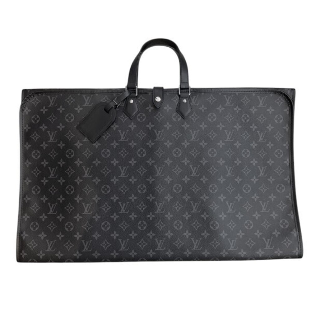 Louis Vuitton Monogram Porte Abi Garment Case Canvas Leather Eclipse Black